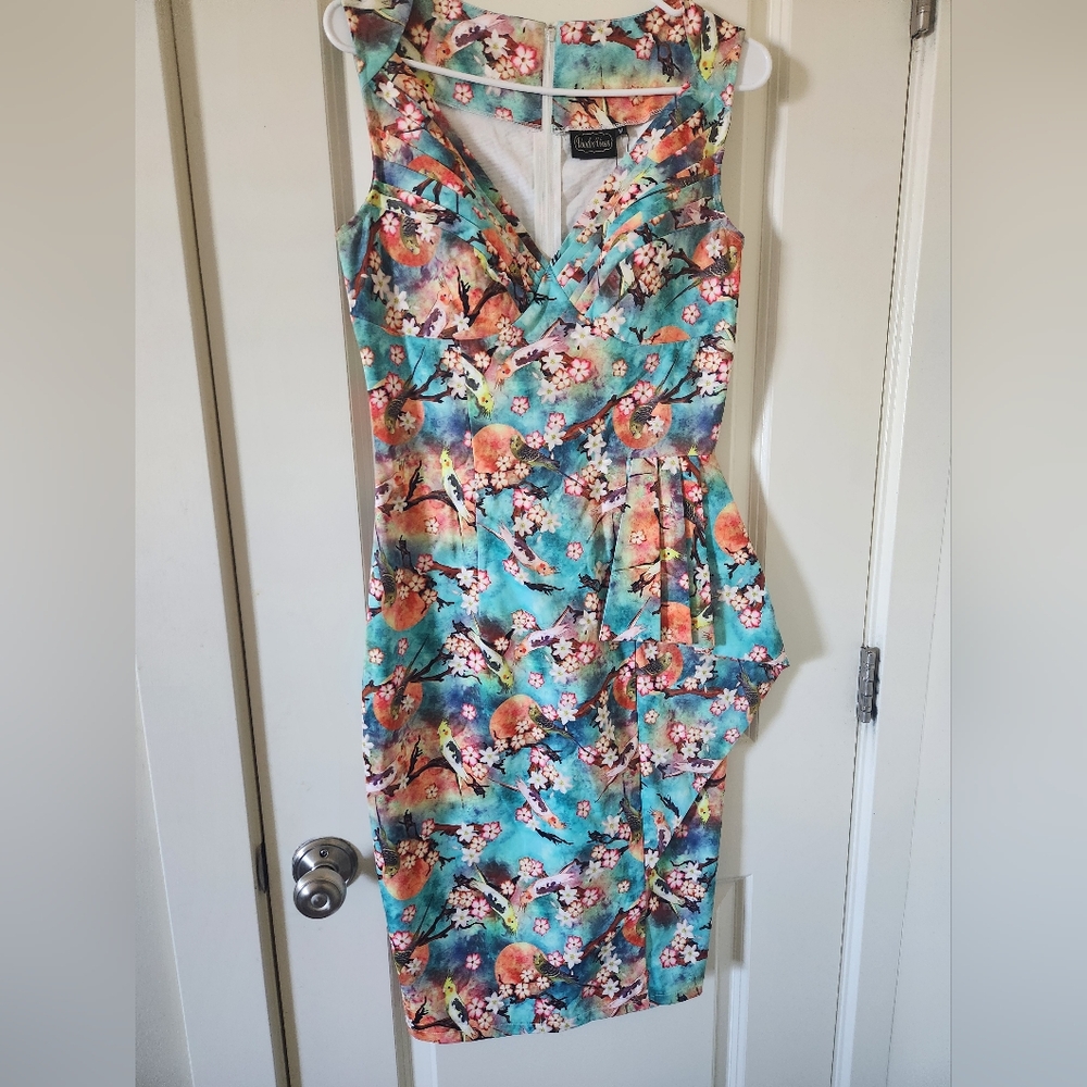 Floral Sleeveless Dress - Picture 1 of 6